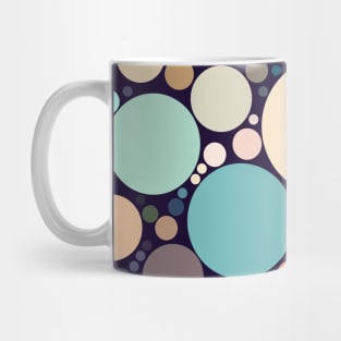 Multicolored Polka Dots Big and Small Mug